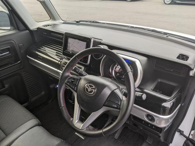 フレアワゴンカスタムスタイル ハイブリッドＸＳ　両側パワースライドドア　メモリーナビ　フルセグＴＶ　ＣＤ　ＤＶＤ　ｂｌｕｅｔｏｏｔｈ　衝突軽減ブレーキ　ＬＥＤヘッドライト　フォグランプ　純正１５インチアルミホイール（32枚目）