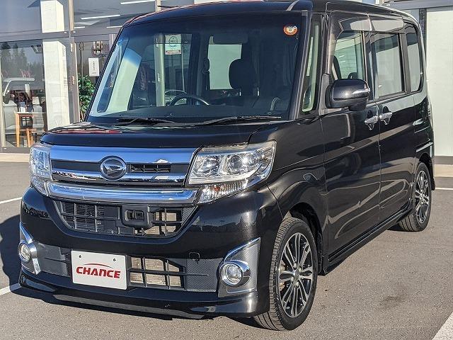 タント カスタムＲＳ　トップエディションＳＡ　両側パワースライドドア　純正８インチナビ　バックカメラ　フルセグｂｌｕｅｔｏｏｔｈ　ＣＤ　ＤＶＤ　衝突軽減ブレーキ　ターボ　ＨＤＭｉ　ＵＳＢ　ＬＥＤヘッドライト（3枚目）