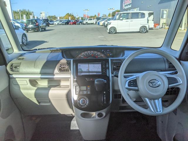 タント Ｘ　ＳＡＩＩ　純正ナビ　Ｂカメラ　ワンセグＴＶ　ＣＤ　片側パワースライドドア　衝突被害軽減ブレーキ　アイドリングストップ　ＥＴＣ　電動格納ミラー　スマートキー（11枚目）