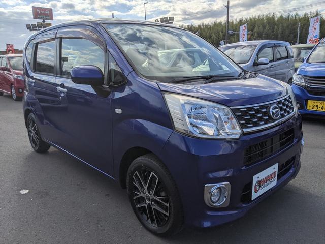 ムーヴ Ｘ　社外ナビ　フルセグＴＶ　Ｂｌｕｅｔｏｏｔｈ　ＣＤ　ＤＶＤ　アイドリングストップ　前後ドラレコ　電動格納ミラー　スマートキー　オートライト　フォグランプ　スマートキー（5枚目）