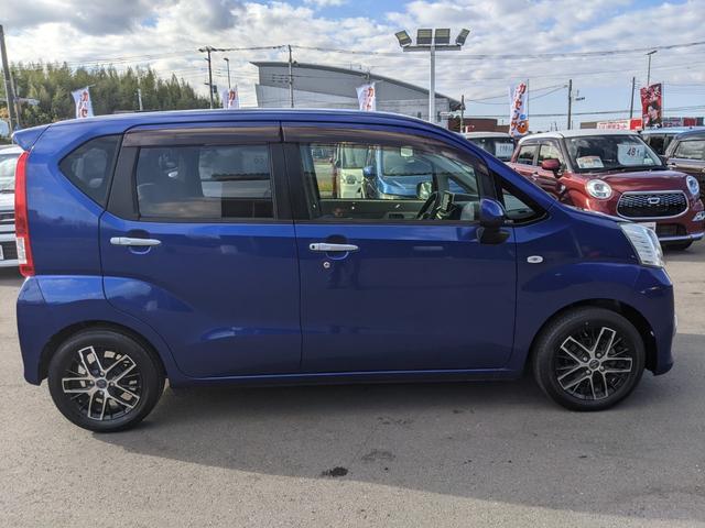 ムーヴ Ｘ　社外ナビ　フルセグＴＶ　Ｂｌｕｅｔｏｏｔｈ　ＣＤ　ＤＶＤ　アイドリングストップ　前後ドラレコ　電動格納ミラー　スマートキー　オートライト　フォグランプ　スマートキー（6枚目）