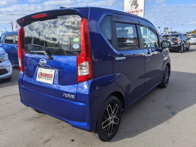 ムーヴ Ｘ　社外ナビ　フルセグＴＶ　Ｂｌｕｅｔｏｏｔｈ　ＣＤ　ＤＶＤ　アイドリングストップ　前後ドラレコ　電動格納ミラー　スマートキー　オートライト　フォグランプ　スマートキー（7枚目）