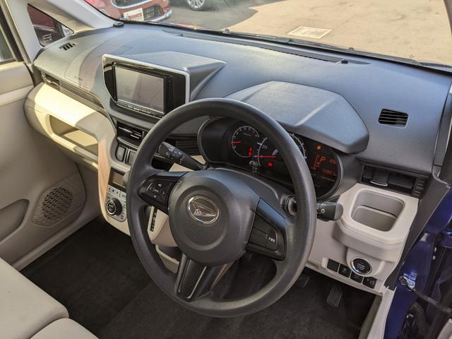 ムーヴ Ｘ　社外ナビ　フルセグＴＶ　Ｂｌｕｅｔｏｏｔｈ　ＣＤ　ＤＶＤ　アイドリングストップ　前後ドラレコ　電動格納ミラー　スマートキー　オートライト　フォグランプ　スマートキー（35枚目）