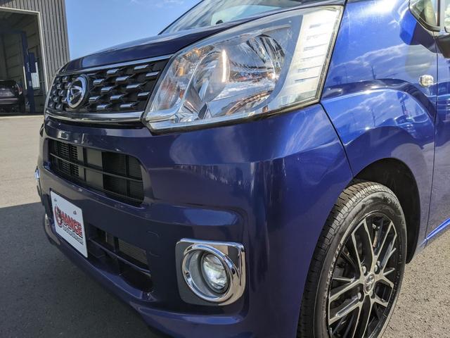 ムーヴ Ｘ　社外ナビ　フルセグＴＶ　Ｂｌｕｅｔｏｏｔｈ　ＣＤ　ＤＶＤ　アイドリングストップ　前後ドラレコ　電動格納ミラー　スマートキー　オートライト　フォグランプ　スマートキー（61枚目）