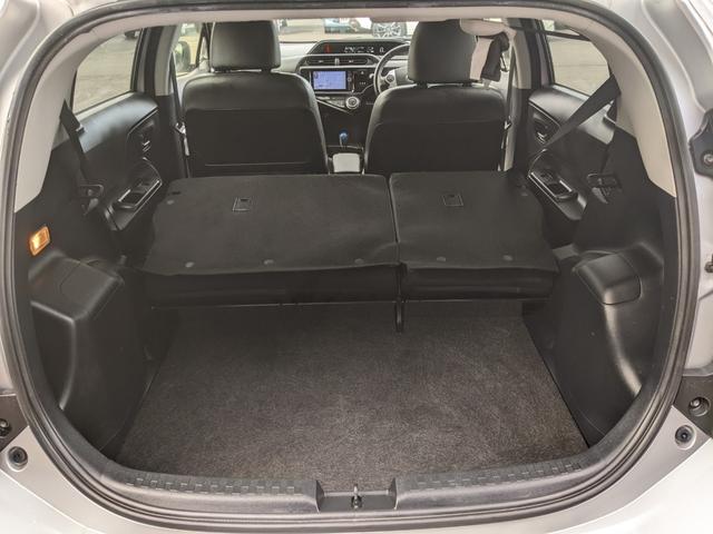 アクア Ｇブラックソフトレザーセレクション　純正ナビ　ＣＤ　ＤＶＤ　フルセグＴＶ　Ｂｌｕｅｔｏｏｔｈ　Ｂカメラ　ＥＴＣ　横滑り防止　クルーズコントロール　スマートキー　電動格納ミラー　ＨＩＤヘッドライト　モデリスタ１５インチＡＷ（45枚目）