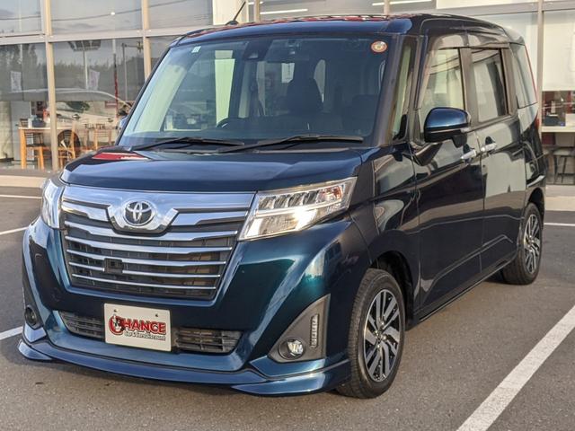 ルーミー カスタムＧ　Ｓ　純正ナビ　ＣＤ　Ｂｌｕｅｔｏｏｔｈ　フルセグＴＶ　Ｂカメラ　ＥＴＣ　両側パワースライドドア　横滑り防止　衝突被害軽減ブレーキ　前ドラレコ　ＬＥＤヘッドライト　フォグランプ　オートライト（3枚目）