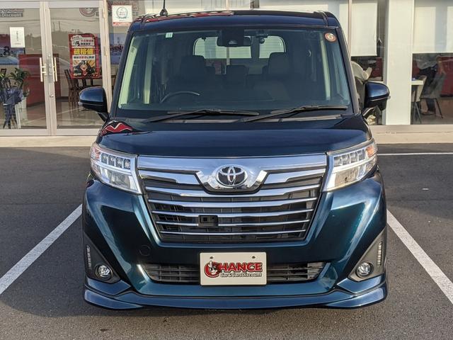 ルーミー カスタムＧ　Ｓ　純正ナビ　ＣＤ　Ｂｌｕｅｔｏｏｔｈ　フルセグＴＶ　Ｂカメラ　ＥＴＣ　両側パワースライドドア　横滑り防止　衝突被害軽減ブレーキ　前ドラレコ　ＬＥＤヘッドライト　フォグランプ　オートライト（4枚目）