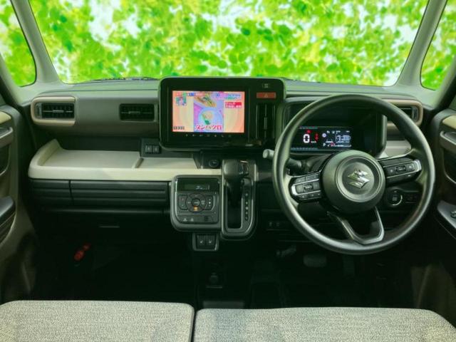 スペーシア ハイブリッドX 保証書/純正 9インチ メモリーナビ/セーフティサポート(スズキ)/両側電動スライドドア/シートヒーター 前席/全方位モニター/車線逸脱防止支援システム/ヘッドランプ LED/USBジャック ETC(4枚目)