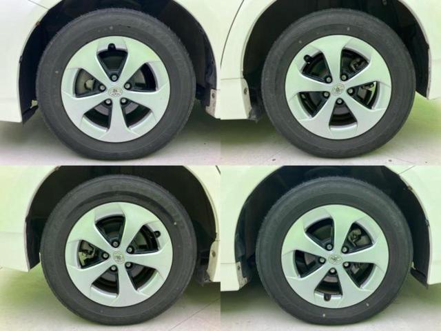 プリウス Ｓ　社外　ＳＤナビ／ヘッドランプ　ＨＩＤ／Ｂｌｕｅｔｏｏｔｈ接続／ＥＴＣ／ＥＢＤ付ＡＢＳ／横滑り防止装置／アイドリングストップ／フルセグＴＶ／エアバッグ　運転席／エアバッグ　助手席／エアバッグ　サイド（55枚目）