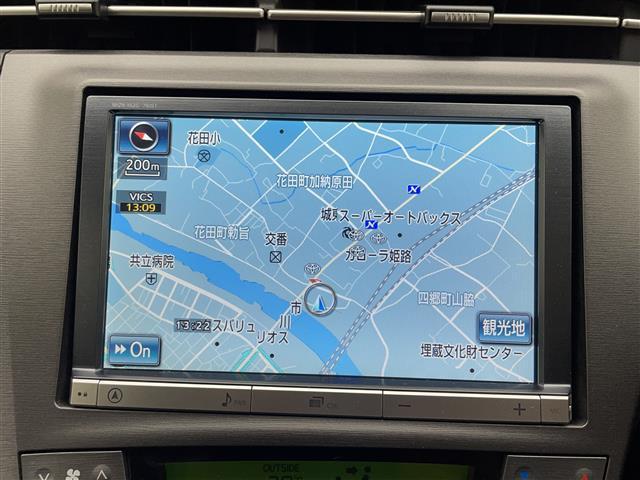 プリウス G 純正HDDナビ CD/DVD/SD/Bt/フルセグ NHZN-X62G バックカメラ ハーフレザーシート パワーシート クルーズコントロール 前後コーナーセンサー ビルトインETC スペアキー(3枚目)