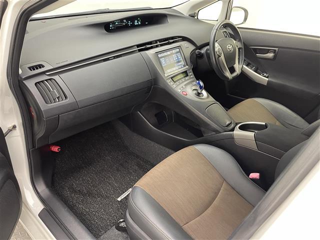 プリウス G 純正HDDナビ CD/DVD/SD/Bt/フルセグ NHZN-X62G バックカメラ ハーフレザーシート パワーシート クルーズコントロール 前後コーナーセンサー ビルトインETC スペアキー(16枚目)