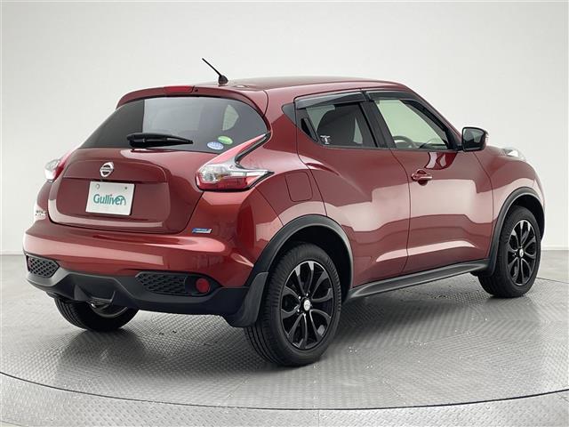 ジューク 15RX Vセレクション 純正SDナビ(CD/DVD/フルセグ/Bluetooth) バックカメラ 前方ドライブレコーダー 純正17インチアルミホイール HIDヘッドライト 衝突被害軽減ブレーキ オートライト(23枚目)