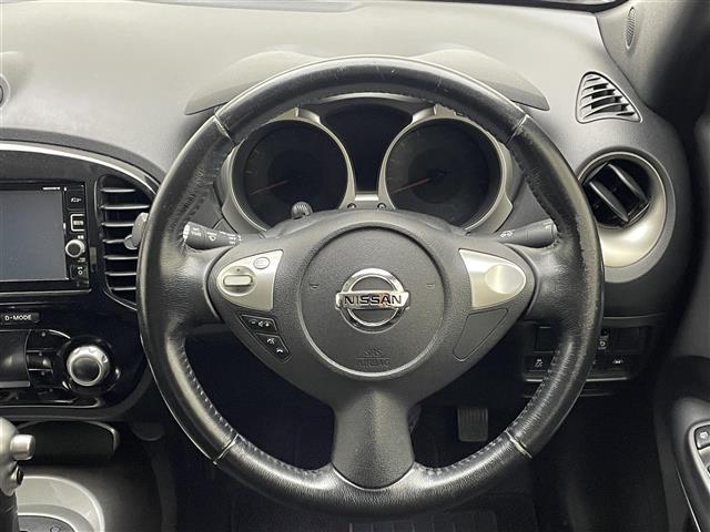 ジューク 15RX Vセレクション 純正SDナビ(CD/DVD/フルセグ/Bluetooth) バックカメラ 前方ドライブレコーダー 純正17インチアルミホイール HIDヘッドライト 衝突被害軽減ブレーキ オートライト(31枚目)