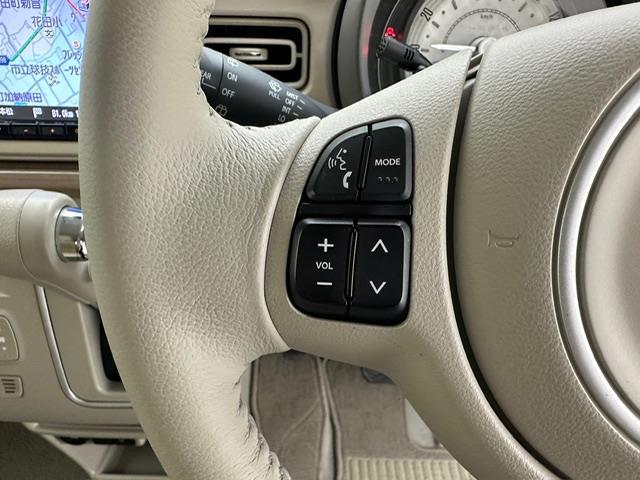 アルトラパン Ｘ　純正ナビＥＴＣアラウンドビューモニターシートヒーター衝突軽減ブレーキレーンディパーチャーアラートＬＥＤヘッドライトオートライト純正１４インチアルミホイール純正マット純正ドアバイザークリアランスソナー（11枚目）