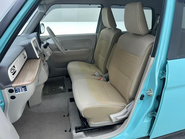 アルトラパン Ｘ　純正ナビＥＴＣアラウンドビューモニターシートヒーター衝突軽減ブレーキレーンディパーチャーアラートＬＥＤヘッドライトオートライト純正１４インチアルミホイール純正マット純正ドアバイザークリアランスソナー（18枚目）