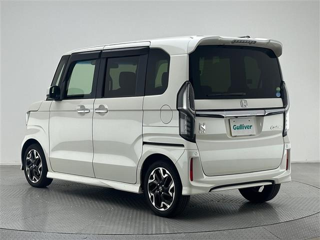 N-BOXカスタム G・Lターボホンダセンシング 社外SDナビバックカメラETC両側パワースライドLEDヘッドライトオートライトフォグランプホンダセンシング衝突軽減ブレーキ追従クルーズコントロール純正15インチアルミホイール純正フロアマット(28枚目)
