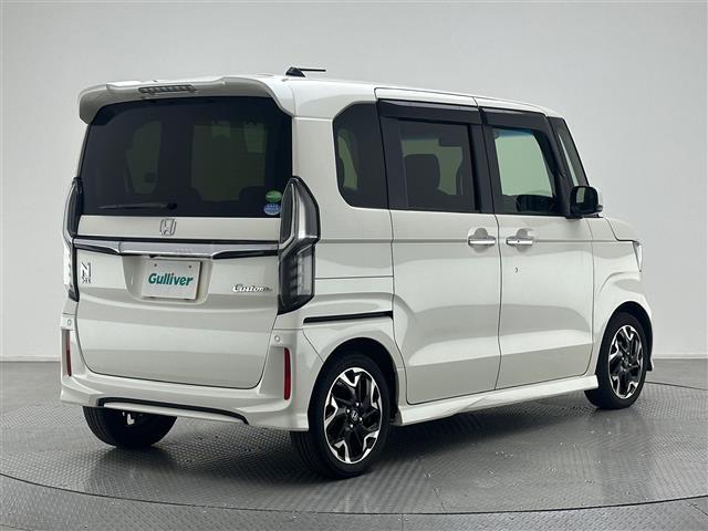 N-BOXカスタム G・Lターボホンダセンシング 社外SDナビバックカメラETC両側パワースライドLEDヘッドライトオートライトフォグランプホンダセンシング衝突軽減ブレーキ追従クルーズコントロール純正15インチアルミホイール純正フロアマット(30枚目)