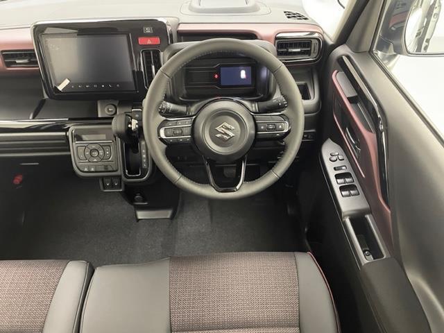 スペーシアカスタム ハイブリッドXS 届出済未使用車 純正メモリナビ 純正DA 両側パワースライドドア アラウンドビューモニター コーナーセンサー ハーフレザー シートヒーター ステアリングヒーター ヘッドライトレベライザー スペアキー1(3枚目)