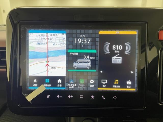 スペーシアカスタム ハイブリッドXS 届出済未使用車 純正メモリナビ 純正DA 両側パワースライドドア アラウンドビューモニター コーナーセンサー ハーフレザー シートヒーター ステアリングヒーター ヘッドライトレベライザー スペアキー1(5枚目)