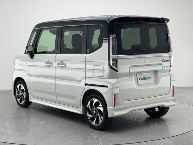 スペーシアカスタム ハイブリッドXS 届出済未使用車 純正メモリナビ 純正DA 両側パワースライドドア アラウンドビューモニター コーナーセンサー ハーフレザー シートヒーター ステアリングヒーター ヘッドライトレベライザー スペアキー1(32枚目)