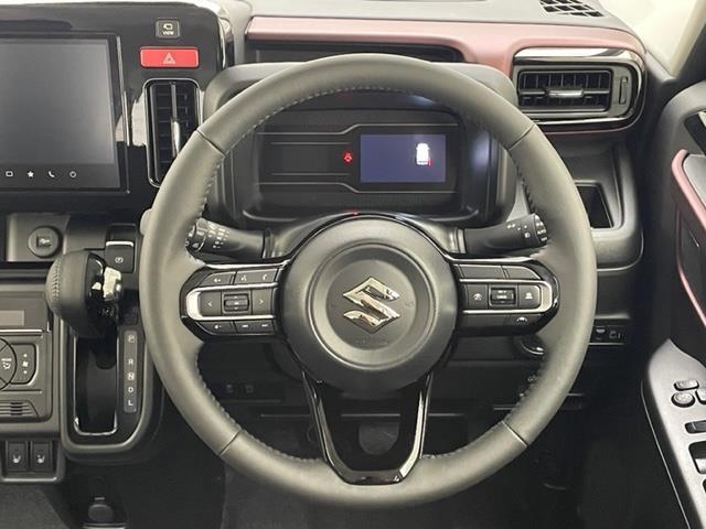 スペーシアカスタム ハイブリッドXS 届出済未使用車 純正メモリナビ 純正DA 両側パワースライドドア アラウンドビューモニター コーナーセンサー ハーフレザー シートヒーター ステアリングヒーター ヘッドライトレベライザー スペアキー1(38枚目)