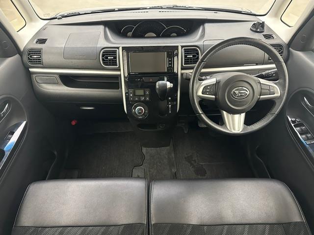 タント カスタムＲＳ　トップエディションＳＡＩＩＩ　社外ＳＤナビ　フルセグ　ＣＤ　ＤＶＤ　ＢＴ　ＭＳＶ　バックカメラ　両側パワースライドドア　ハーフレザーシート　シートヒーター　衝突軽減ブレーキ　レーンキープアシスト　コーナーセンサー　スマートキー（13枚目）