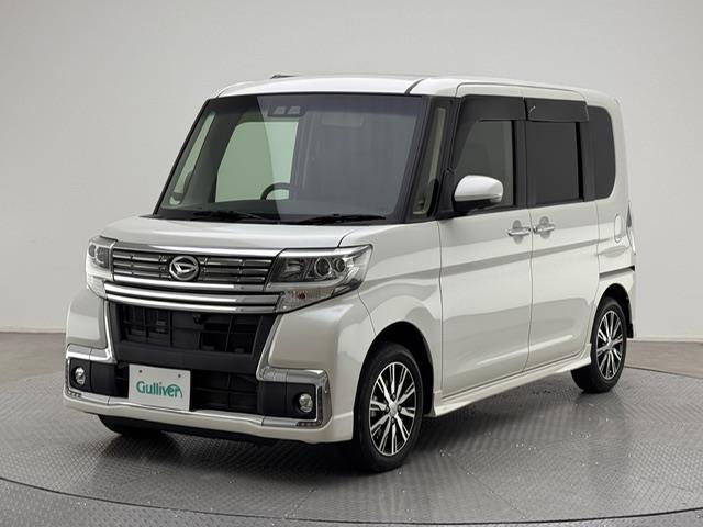 タント カスタムＸ　トップエディションリミテッドＳＡＩＩＩ　両側パワースライドドア　衝突軽減ブレーキ　コーナーセンサー　ＬＥＤヘッドライト　オートライト　オートハイビーム　ＬＥＤフォグライト　ハーフレザーシート　シートヒーター　アイドリングストップ　スマキー（20枚目）