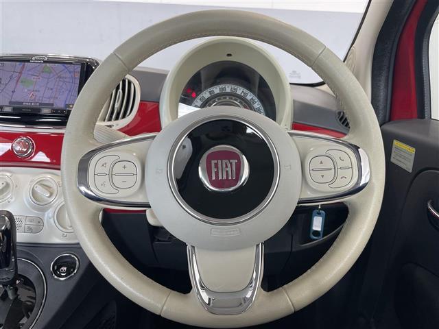 500 1.2 ポップ 社外メモリナビ Bluetooth/CD/DVD/USBポート/AUX/AM/FM シティモード 純正ドライブレコーダー(前後) 純正ヘッドライト 革巻きステアリング ETC 取説・保証書・スペアキー(8枚目)
