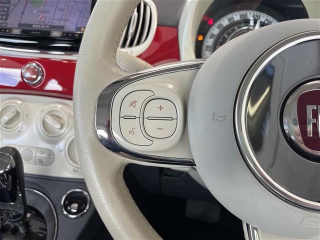 500 1.2 ポップ 社外メモリナビ Bluetooth/CD/DVD/USBポート/AUX/AM/FM シティモード 純正ドライブレコーダー(前後) 純正ヘッドライト 革巻きステアリング ETC 取説・保証書・スペアキー(9枚目)