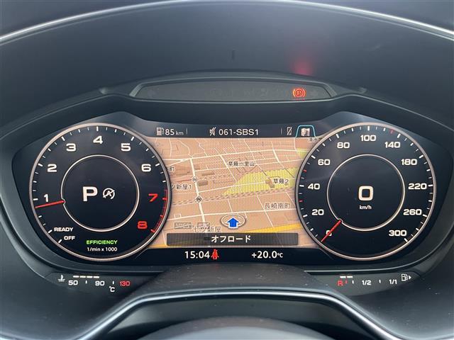 TTクーペ 2.0TFSI バーチャルコックピット MMIナビ(Bluetooth/AUX/USB/フルセグ) デラックスオートマチックエアコンディショナー ドライブセレクト パーキングアシスト 本革ステアリングホイール(2枚目)