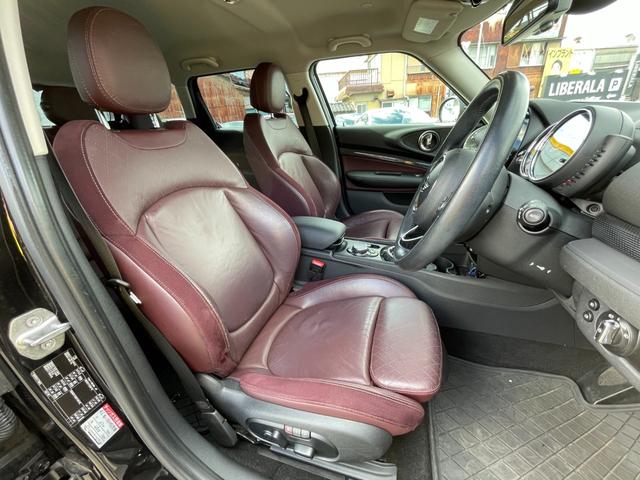 ＭＩＮＩ クーパーＳ　クラブマン　ＨＵＤ　メモリー付きパワーシート　シートヒーター　純正ナビ　ＴＶ　バックカメラ　　ハーフレザー　クルーズコントロール　純正ＡＷ付き冬タイヤ有り　ＥＴＣ　ＬＥＤヘッドライト　アンビエントライト（40枚目）