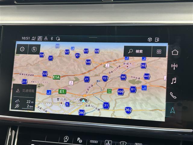A8 55TFSIクワトロ コンフォートPKG/茶革シート/ETC2.0/サンルーフ/4WD/Sライン/純正ナビ/フルセグTV/バックカメラ/アラウンドビュー/Bluetooth/バング&オルフセン/(15枚目)