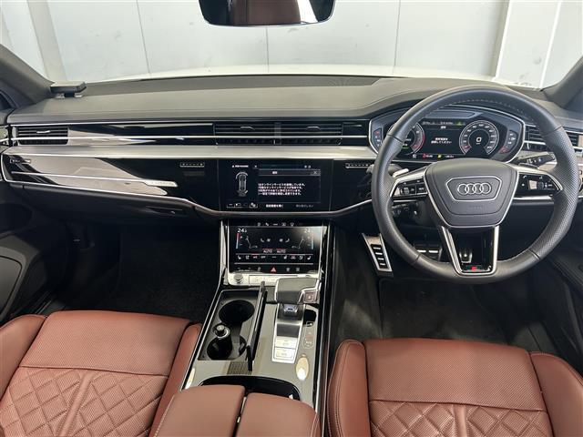 A8 55TFSIクワトロ コンフォートPKG/茶革シート/ETC2.0/サンルーフ/4WD/Sライン/純正ナビ/フルセグTV/バックカメラ/アラウンドビュー/Bluetooth/バング&オルフセン/(42枚目)