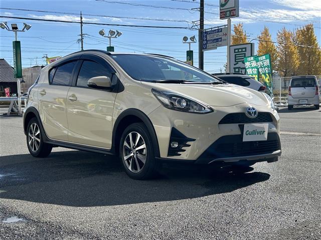 アクア クロスオーバー　グラム　１オナ／純正ナビ／ハーフレザー／Ｂｌｕｅｔｏｏｔｈ／バックカメラ／コーナーセンサー／プッシュスタート／衝突軽減ブレーキ／レザーステアリング／クルコン／シートヒーター／（34枚目）