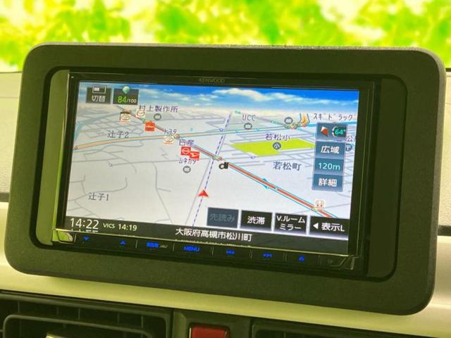ムーヴキャンバス ストライプスＧ　新品タイヤ／保証書／社外　ナビ／スマートアシスト（トヨタ・ダイハツ）／両側電動スライドドア／シートヒーター　前席／車線逸脱防止支援システム／ドライブレコーダー　前後／ヘッドランプ　ＬＥＤ　バックカメラ（10枚目）