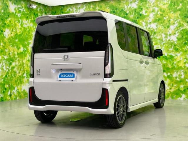Ｎ－ＢＯＸカスタム ターボ　保証書／ディスプレイオーディオ８インチ／ホンダセンシング／両側電動スライドドア／シートヒーター／車線逸脱防止支援システム／ヘッドランプ　ＬＥＤ／ＥＢＤ付ＡＢＳ／横滑り防止装置　ターボ　バックカメラ（3枚目）
