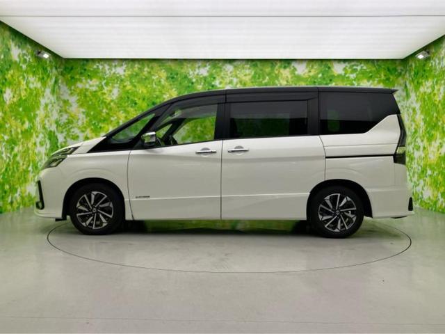 セレナ ハイウェイスターＶ　新品タイヤ／保証書／純正　９インチ　ナビ／フリップダウンモニター　純正　１０インチ／エマージェンシーブレーキ／両側電動スライドドア／シートヒーター　前席／アラウンドビューモニター　衝突被害軽減システム（2枚目）