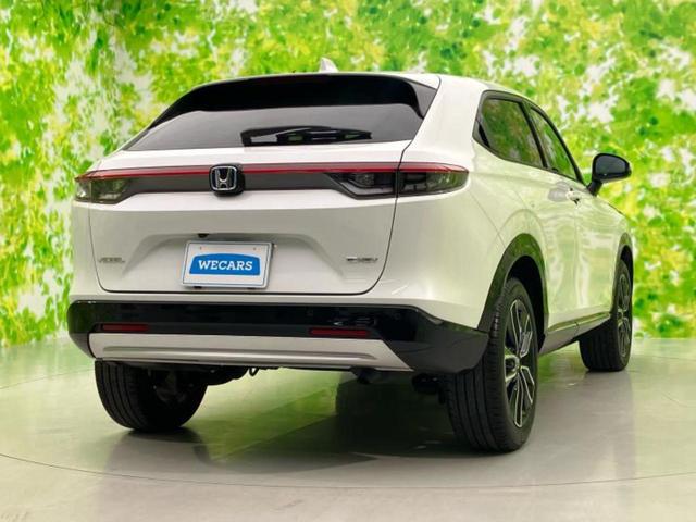 ヴェゼル ｅＨＥＶ　Ｚ　保証書／純正　９インチ　ＳＤナビ／衝突安全装置／シートヒーター／車線逸脱防止支援システム／シート　ハーフレザー／電動バックドア／ヘッドランプ　ＬＥＤ／ＥＴＣ／ＥＢＤ付ＡＢＳ／横滑り防止装置（3枚目）