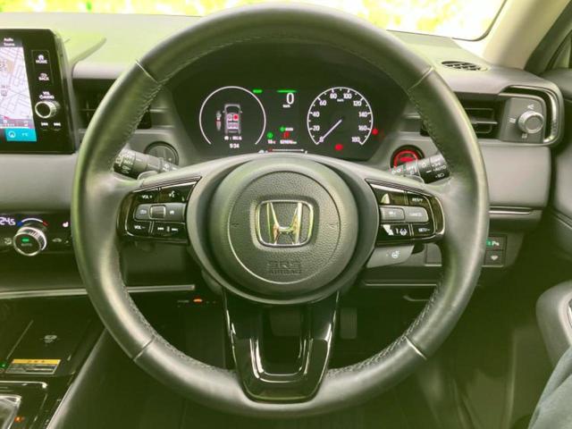 ヴェゼル ｅＨＥＶ　Ｚ　保証書／純正　９インチ　ＳＤナビ／衝突安全装置／シートヒーター／車線逸脱防止支援システム／シート　ハーフレザー／電動バックドア／ヘッドランプ　ＬＥＤ／ＥＴＣ／ＥＢＤ付ＡＢＳ／横滑り防止装置（14枚目）