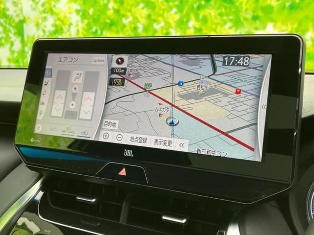 ハリアー Ｚレザーパッケージ　新品タイヤ／調光パノラマルーフ／ＪＢＬ／保証書／ディスプレイオーディオ＋ナビ１２．３インチ／デジタルインナーミラー／トヨタセーフティセンス／シートエアコン／パノラミックビューモニター　革シート　禁煙車（10枚目）