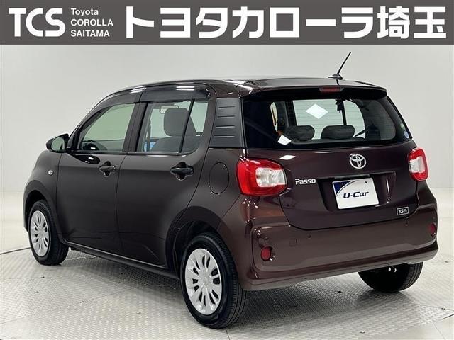 パッソ X S 禁煙車 衝突被害軽減ブレーキ オートマチックハイビーム 7インチナビ ブルートゥース CD・DVD再生 マニュアルエアコン スペアタイヤ アイドリングストップ ベンチシート スマートキー 点検記録簿(3枚目)