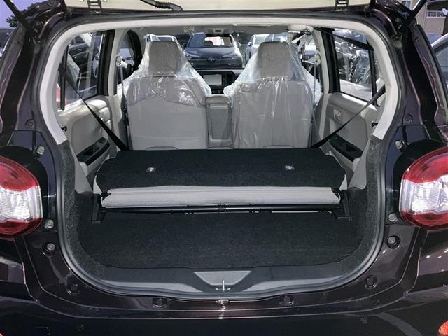 パッソ X S 禁煙車 衝突被害軽減ブレーキ オートマチックハイビーム 7インチナビ ブルートゥース CD・DVD再生 マニュアルエアコン スペアタイヤ アイドリングストップ ベンチシート スマートキー 点検記録簿(16枚目)