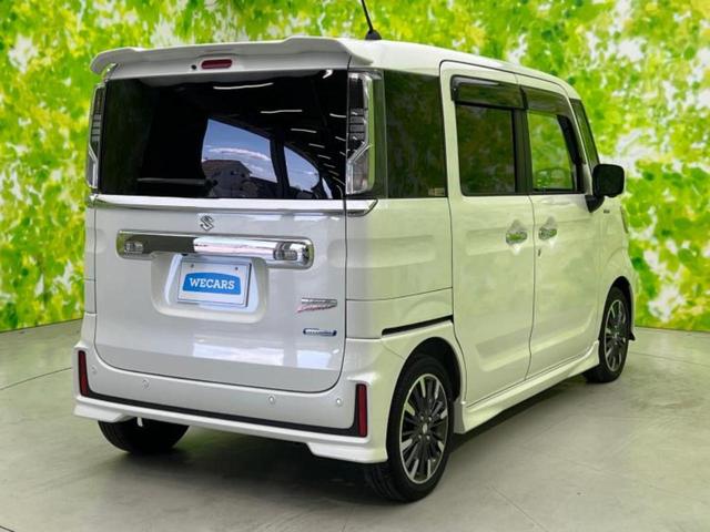 スペーシアカスタム ハイブリッドXS 新品タイヤ/保証書/純正 9インチ SDナビ/レーダーブレーキサポート(スズキ)/両側電動スライドドア/シートヒーター/全方位モニター/シート ハーフレザー/ヘッドランプ LED 全周囲カメラ(3枚目)