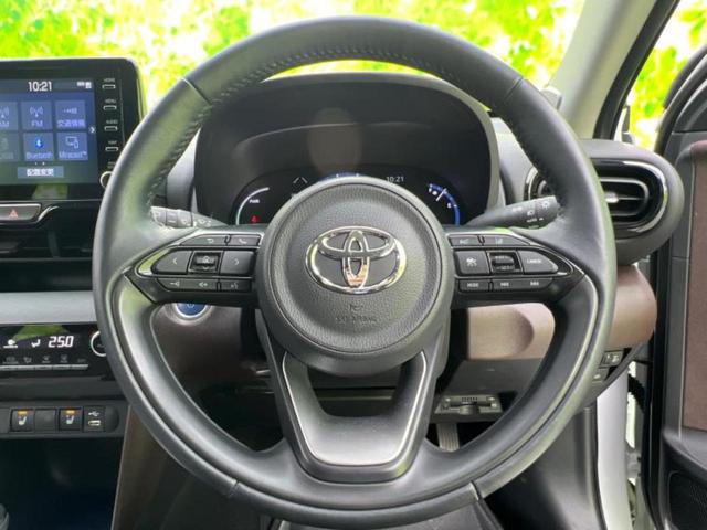 ヤリスクロス ハイブリッドZ 保証書/ディスプレイオーディオ+ナビ8インチ/トヨタセーフティセンス/シートヒーター 前席/車線逸脱防止支援システム/シート ハーフレザー/ヘッドランプ LED/ETC/EBD付ABS バックカメラ(15枚目)