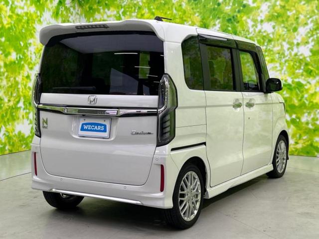 Ｎ－ＢＯＸカスタム Ｌ・ターボ　新品タイヤ／純正　ＳＤナビ／衝突安全装置／両側電動スライドドア／シートヒーター　前席／車線逸脱防止支援システム／シート　ハーフレザー／ヘッドランプ　ＬＥＤ／ＵＳＢジャック／Ｂｌｕｅｔｏｏｔｈ接続（3枚目）