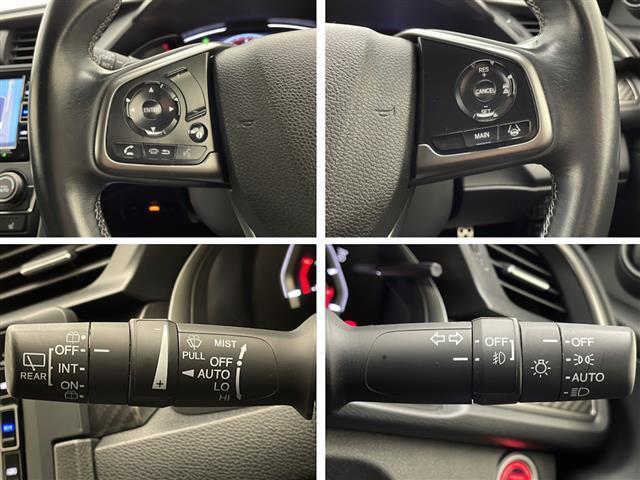 シビック ハッチバック 禁煙車 ホンダセンシング 純正ナビTV バックカメラ アダプティブクルーズコントロール レーンディパーチャーアラート ドライブレコーダー パドルシフト 純正18インチアルミ プッシュエンジンスタート(15枚目)