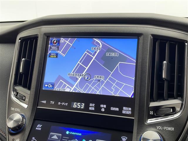 クラウンハイブリッド アスリートS 禁煙車 純正8型ナビTV バックカメラ 黒本革シート 前席シートヒーター パワーシート エアシート クルーズコントロール パワーチルトステアリング 純正ビルトインETC オートエアコン スマートキー(3枚目)