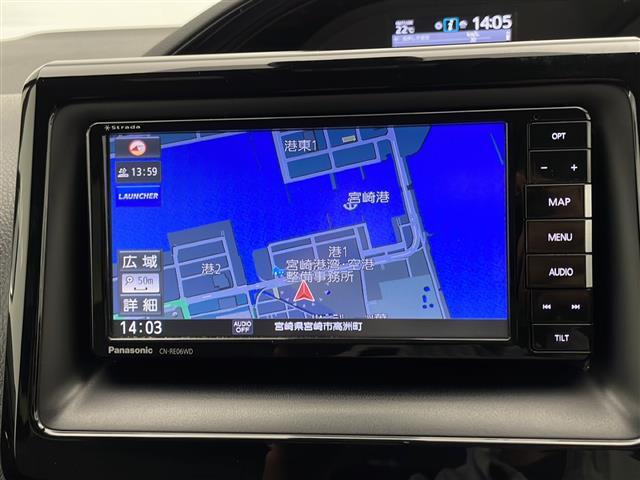 エスクァイア Ｇｉ　禁煙車　トヨタセーフティセンス　社外ナビＴＶ　バックカメラ　両側電動スライドドア　オートマチックハイビーム　レーンディパーチャーアラート　クルーズコントロール　本革シート　前席シートヒーター　ＥＴＣ（3枚目）