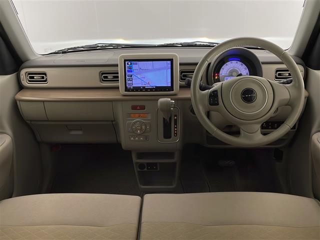 アルトラパン Ｘ　禁煙車　衝突被害軽減ブレーキ　純正８型ナビＴＶ　バックカメラ　クリアランスソナー　レーンディパーチャーアラート　エネチャージ　前席シートヒーター　純正ＬＥＤオートライト　オートエアコン　スマートキー（2枚目）