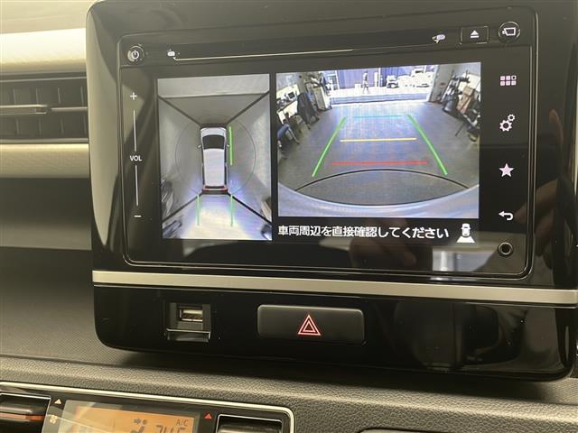 ワゴンＲ ハイブリッドＦＸ　禁煙車　ワンオーナー　純正ナビ　ヘッドアップディスプレイ　衝突軽減ブレーキ　アイドリングストップ　全周囲カメラ　横滑り防止装置　車線逸脱警報　スマートキー　スペア１本　ステアリングスイッチ　ＥＴＣ（4枚目）